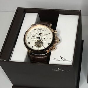 Lucien Piccard Watch Brown Leather. Need Repair